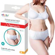 Bielizna lecznicza - Jednorazowe majtki poporodowe Premium Akuku XL - miniaturka - grafika 1