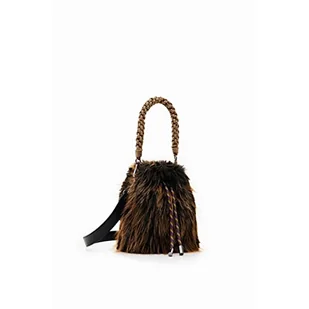 Desigual Women's Brown BOLS_Natal Mini 6029 Chocolate - Torebki damskie - miniaturka - grafika 1