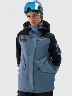 Damska kurtka snowboardowa 4F 4FWAW24TTJAF586 - niebieska - Kurtki damskie - miniaturka - grafika 1