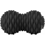 Masażery - Masażer HUMANAS Duoball DB01 Czarny - miniaturka - grafika 1