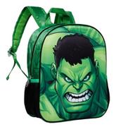 Plecaki szkolne i tornistry - Plecak przedszkolny 3D HULK dla chłopca, zielony - miniaturka - grafika 1