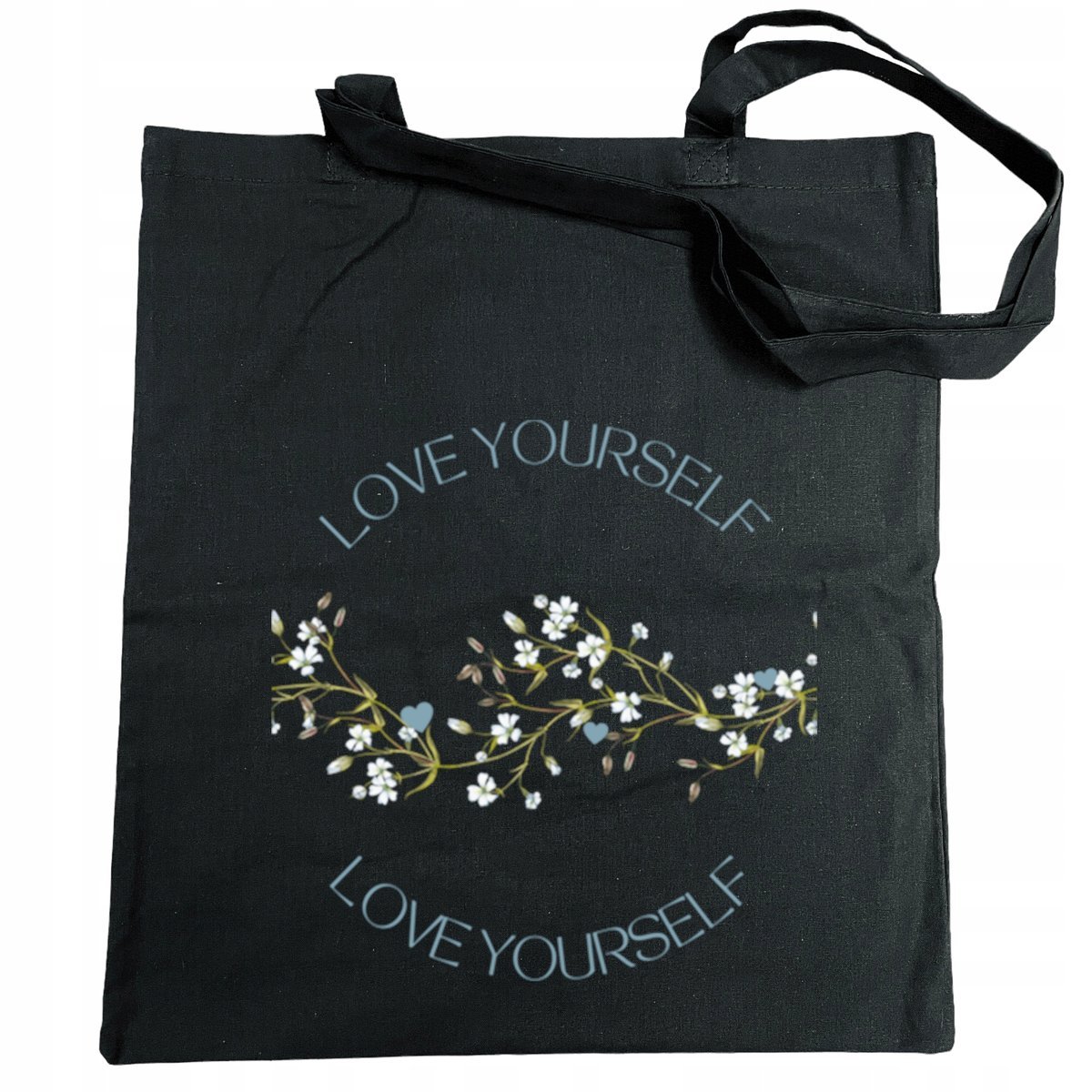 Torba na zakupy nadruk Kwiaty Kochaj Siebie