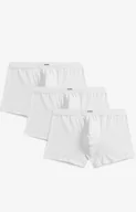 Majtki męskie - 3-pack Bokserki męskie białe 3MH-185, Kolor biały, Rozmiar L, ATLANTIC - Intymna - miniaturka - grafika 1