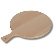 Tace i patery - Deska drewniana na pizze z rączką bukowa średnia - miniaturka - grafika 1