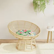 Poduszki na krzesła - vidaXL Okrągła poduszka, wielokolorowa, Ø 60 x 11 cm, tkanina Oxford - miniaturka - grafika 1