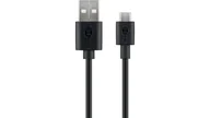 Kable USB - Kabel USB Goobay USB-A - microUSB 0.5 m Czarny - miniaturka - grafika 1