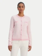 Swetry damskie - Morgan Kardigan 251-MORESA Żółty Slim Fit - miniaturka - grafika 1