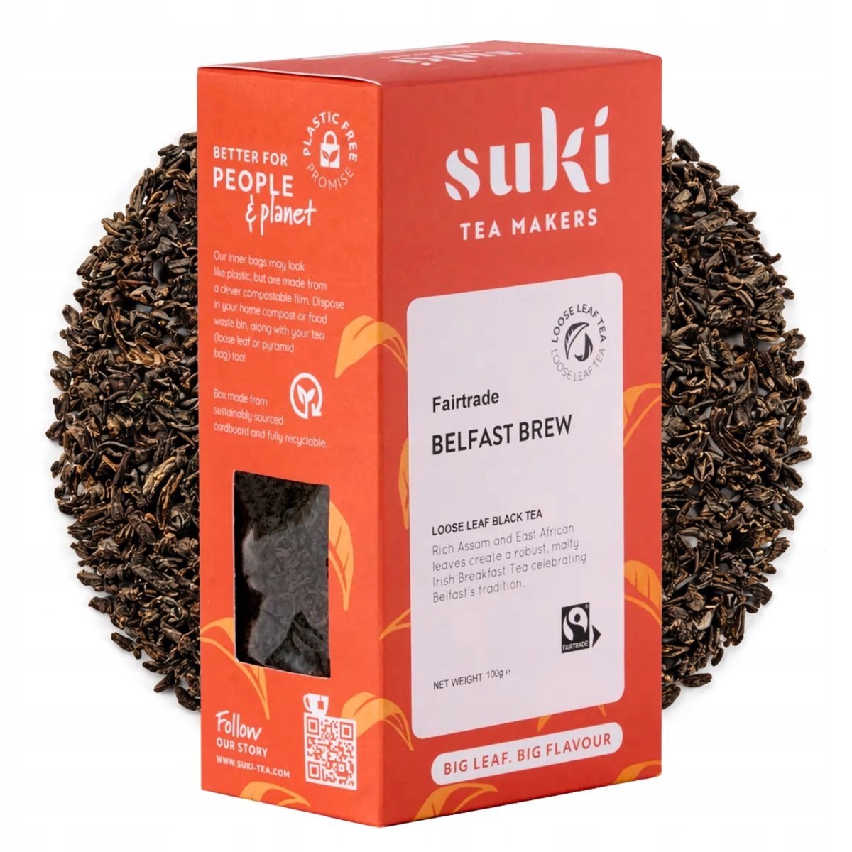 Herbata czarna liściasta Belfast Brew Suki Tea 100 g Assam Irish Breakfast do mleka