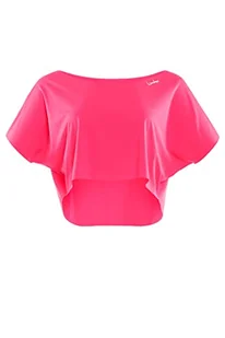 WINSHAPE WINSHAPE Krótkie damskie krótkie, super lekkie damskie funkcjonalny top Dt104 neonoworóżowy M DT104 - Koszulki i topy damskie - miniaturka - grafika 1