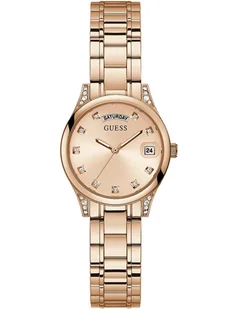 Zegarek ZEGAREK DAMSKI GUESS GW0385L3 MINI AURA + BOX (zu510c) - Zegarki damskie - miniaturka - grafika 1