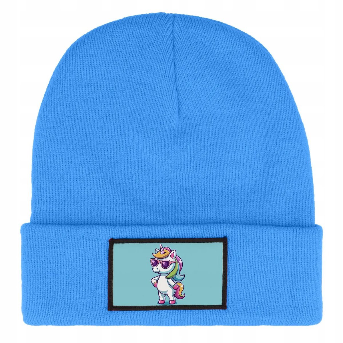 Czapka Zimowa Dziecięca MY LITTLE PONY UNICORN Kucyki Prezent Niebieska