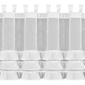 Firany - Firana gotowa EUROFIRANY Lilian 2 150 x 70 cm Biały - miniaturka - grafika 1