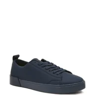 Trampki męskie - Calvin Klein Skórzane trampki LOW TOP LACE UP - miniaturka - grafika 1