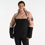 Kurtki i kamizelki sportowe damskie - Kurtka damska Dare 2b Slide Out Overhead Jacket Rozmiar: XL / Kolor: czarny/różówy - miniaturka - grafika 1