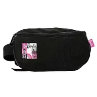 Plecaki - Paso Unisex Youth BeUniq Barbie Black torba biodrowa, wielokolorowa, 13 x 23 x 9 cm - miniaturka - grafika 1