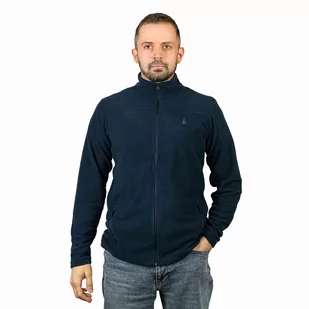 Polar męski bluza rozpinana granatowa Captain Mike r.L - Bluzy męskie - miniaturka - grafika 1