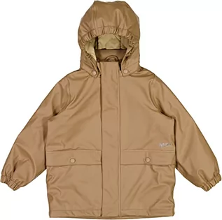 Kurtki i płaszcze dla chłopców - Wheat AJO Thermo Rain Coat płaszcz przeciwdeszczowy dla dzieci, uniseks, Hazel, 12 lat - grafika 1