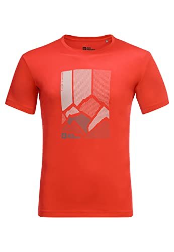 Jack Wolfskin Koszulka Peak Graphic Strong Red M