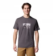 Koszulki męskie - Męski t-shirt szybkoschnący Columbia Kwick Hike Graphic Short Sleeve XXL - miniaturka - grafika 1
