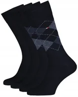 Skarpetki męskie - Tommy Hilfiger Skarpety Męskie 39-42 Romby Granat - miniaturka - grafika 1