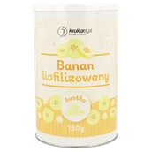 Owoce świeże i suszone - Banan liofilizowany kostka 150g - miniaturka - grafika 1