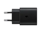 Adaptery i przejściówki - Samsung EP-TA800NBEG adapter zasilający/ inwentor Wewnątrz/Na wolnym powietrzu 25 W Czarny - miniaturka - grafika 1