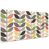 Podkładki na biurko - Duża mata na biurko Kolorowy wzór vintage 100x50 cm - miniaturka - grafika 1