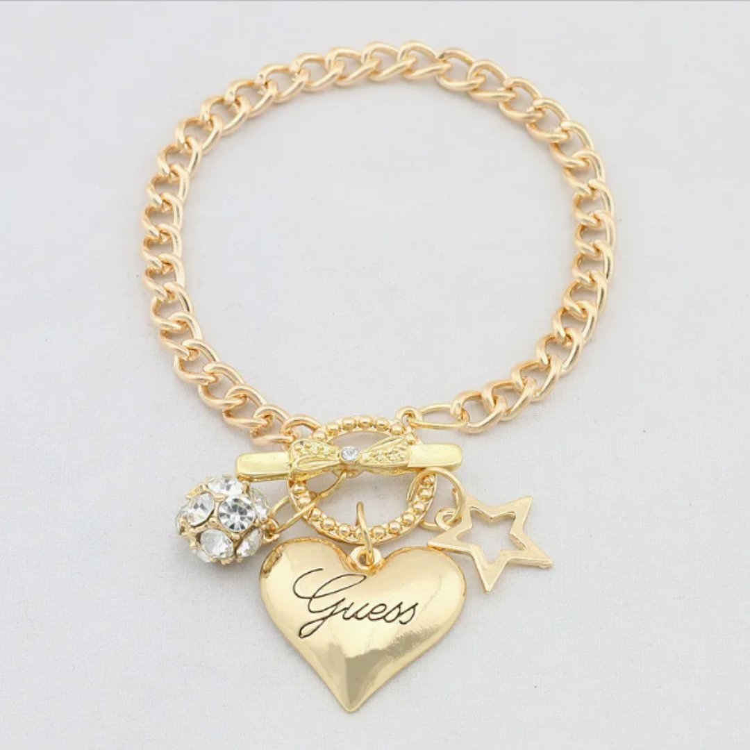 Bransoletka Guess Charm Bracelet Silver