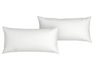 Poszewki na poduszki - LIVARNO home Muślinowe poszewki na poduszki z bawełny, 40 x 80 cm (Biały) - miniaturka - grafika 1