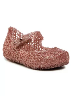 Buty dla dziewczynek - Melissa Półbuty Mini Campana Papel Bb 32995 Różowy - grafika 1