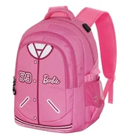 Plecaki - Barbie Varsity -Plecak Running PLUS, Różowy, 34 x 46 cm, Pojemność 32 L - miniaturka - grafika 1