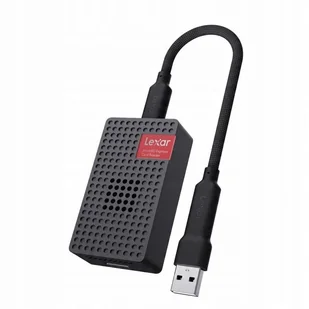 Lexar Cardreader microSDXC Express, compatib w./microSD UHS-I, R900MB/s w./built-in fan USB3 LRW540U-RNHNG - Czytniki kart pamięci - miniaturka - grafika 1