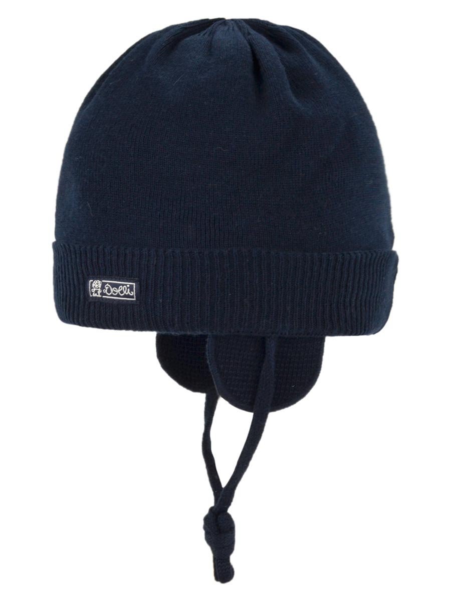 Dziecięca czapka wiązana granatowa Döll r.39
