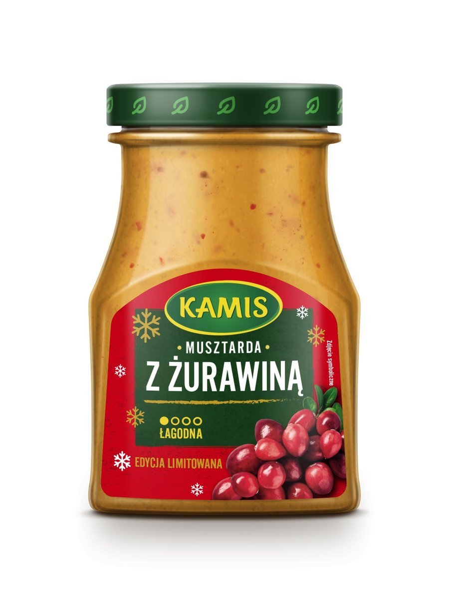 Musztarda z żurawiną Kamis 185 g