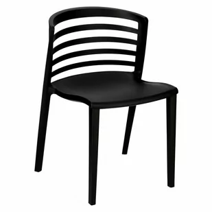 Intesi Krzesło Muna czarne - Krzesła - miniaturka - grafika 1