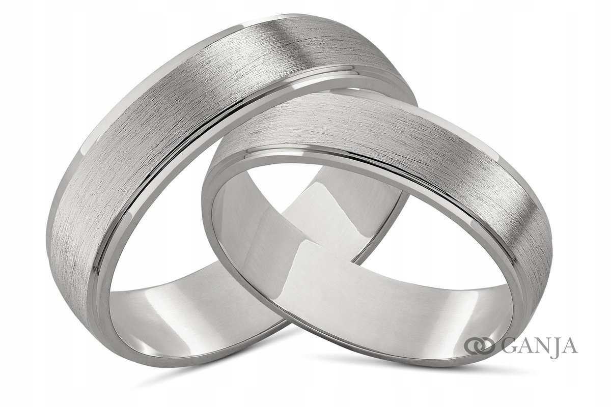 Obrączki srebrne 925+GRAWER 4mmOB44 bezszwowe ŚLUB