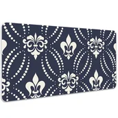 Podkładki na biurko - Duża mata na biurko Klasyczny wzór vintage 100x50 cm - miniaturka - grafika 1