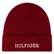 Czapki dla dzieci - Czapka Tommy Hilfiger Corporate AU0AU01737 Bordowy - miniaturka - grafika 1