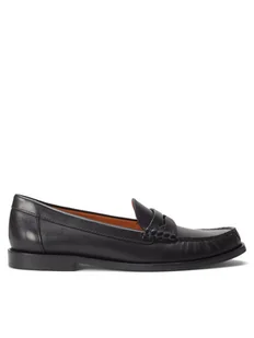 Polo Ralph Lauren Mokasyny Penny 818923252003 Czarny - Mokasyny damskie - miniaturka - grafika 1