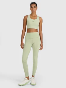 4F Legginsy treningowe szybkoschnące damskie - zielone L - Legginsy 4F Legginsy treningowe szybkoschnące damskie - zielone L - Legginsy - miniaturka - grafika 1