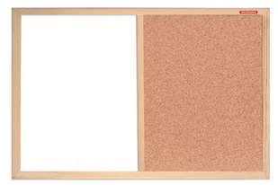 MEMOBOARDS Tablica magnetyczna korkowa 60x40 typ duo combi - Tablice i flipcharty - miniaturka - grafika 1