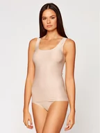Koszulki i topy damskie - Chantelle Top Soft Stretch C26460 Beżowy - miniaturka - grafika 1