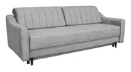 Sofy i kanapy - Sofa Infinite 3Dl Zetta 293 Czarna / Szara - miniaturka - grafika 1