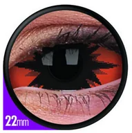 Soczewki kontaktowe - Maxvue Vision Crazy Sclera - Omega Red - miniaturka - grafika 1