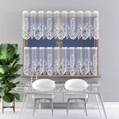 Firany - Zazdrostka żakardowa Wielkanoc wys. 50 cm biała świąteczna 50 cm - miniaturka - grafika 1