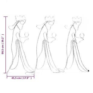 Lumarko Świąteczna dekoracja świetlna Trzej Królowie, 504 LED - Oświetlenie świąteczne - miniaturka - grafika 6
