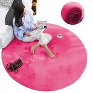 Dywany - Dywan okrągły Rabbit Strado 140x140 HotPink (Różowy) - miniaturka - grafika 1
