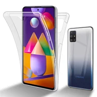 Etui i futerały do telefonów - Pokrowiec Do Samsung Galaxy M31s Etui w PRZEZROCZYSTY 360° Full Body Obudowa Case Cover Ochronny Cadorabo - miniaturka - grafika 1