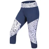 Spodnie sportowe damskie - Legginsy damskie 3/4 Ocún Rhea 3/4 Leggings Rozmiar: M / Kolor: niebieski - miniaturka - grafika 1