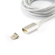 Kable USB - Kabel magnetyczny Usb Lightning Sbox 1m srebrny - miniaturka - grafika 1